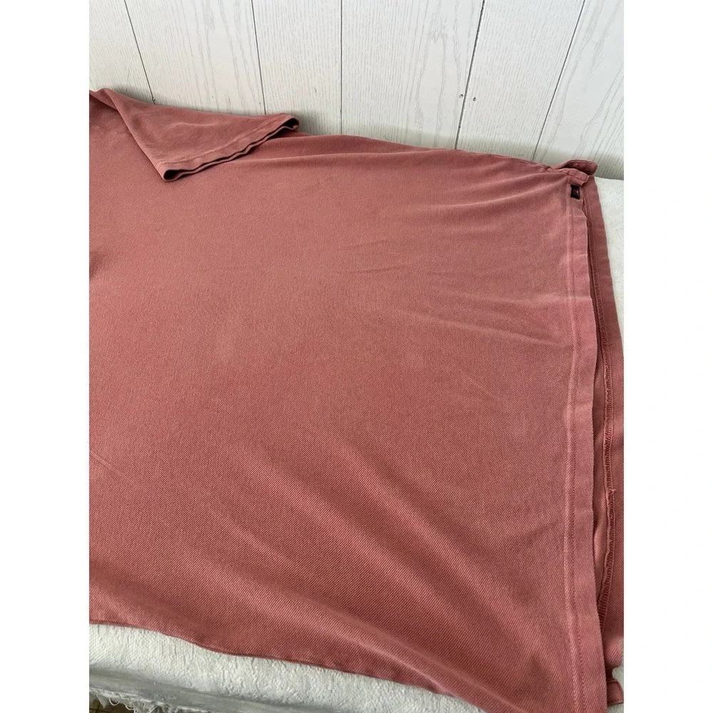 Faherty Polo Shirt Mens XL Pink Pique Cotton Short Sleeve Blush Coastal